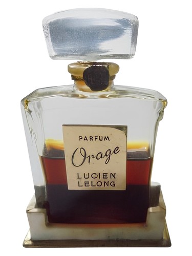 Frasco de Orage, de Lucien Lelong