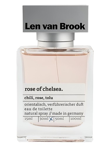 Frasco de Len van Brook - Rose of Chelsea, de Jean & Len