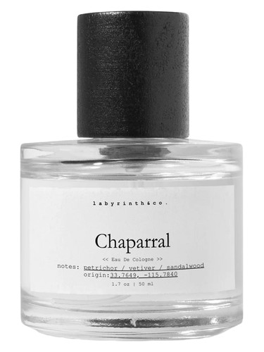 Frasco de Chaparral, de Labyrinth & Co.