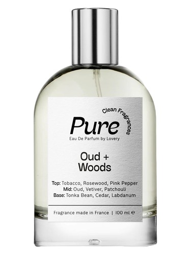 Frasco de Pure Oud & Woods, de Lovery