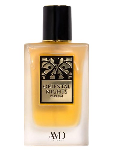 Frasco de Oriental Nights, de AMD Perfumes