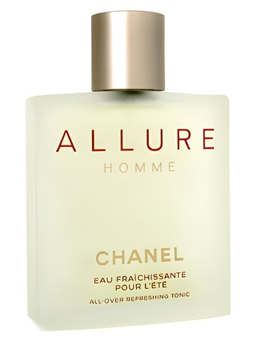 Frasco de Allure Homme Eau Fraîchissante pour l'Été, de Chanel