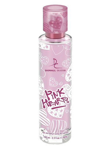 Frasco de Pink Hearts, de Dorall Collection