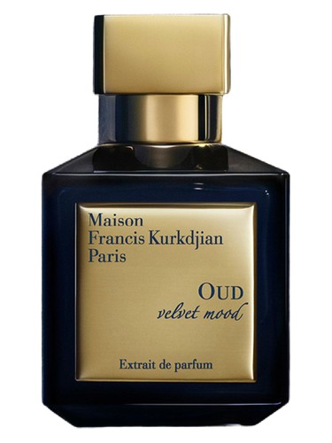 Frasco de Oud Velvet Mood Extrait de Parfum, de Maison Francis Kurkdjian