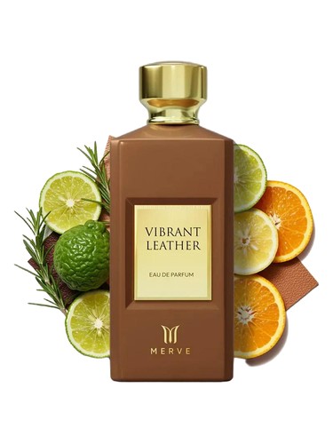 Frasco de Vibrant Leather, de Merve Perfumes