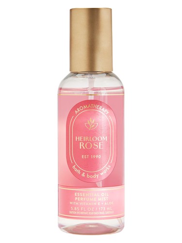 Frasco de Heirloom Rose, de Bath & Body Works