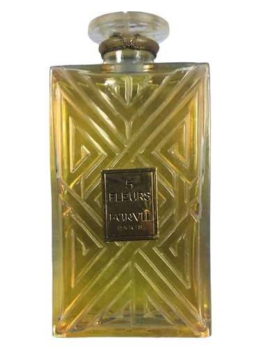 Frasco de Les 5 Fleurs, de Parfums Forvil