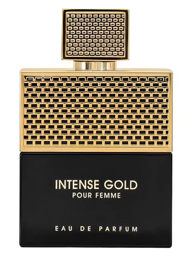 Frasco de Intense Gold Pour Femme, de Fragrance World