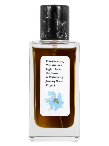 Frasco de Frankincense, You Are as a Light Under the Snow — January Scent Project