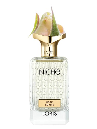 Frasco de Niche Rose Amyris, de Loris Parfum