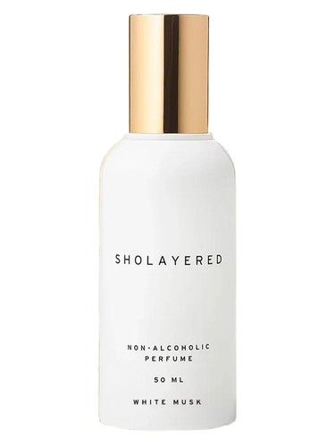Frasco de White Musk, de Sholayered