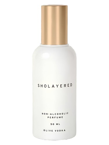 Frasco de Olive Vodka, de Sholayered
