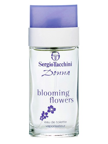Frasco de Donna Blooming Flowers, de Sergio Tacchini