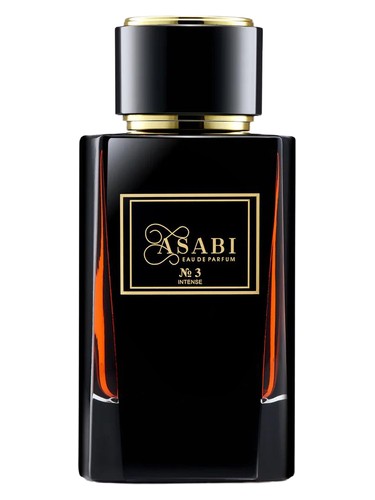 Frasco de No 3 Intense, de Asabi