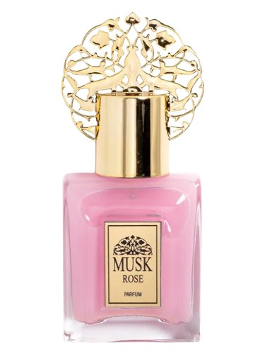 Frasco de Musk Rose, de AMD Perfumes