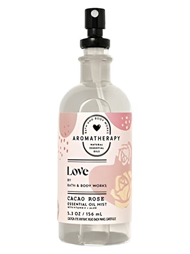 Frasco de Love Cacao Rose, de Bath & Body Works