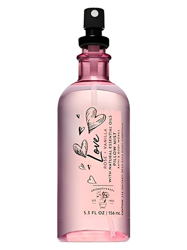 Frasco de Love Rose + Vanilla, de Bath & Body Works