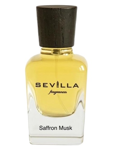 Frasco de Saffron Musk, de Sevilla Fragrances