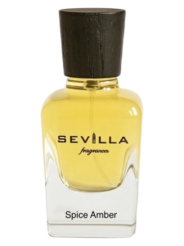 Frasco de Spice Amber, de Sevilla Fragrances