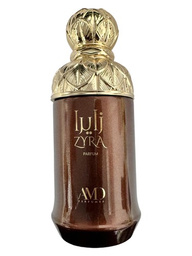 Frasco de Zyra, de AMD Perfumes