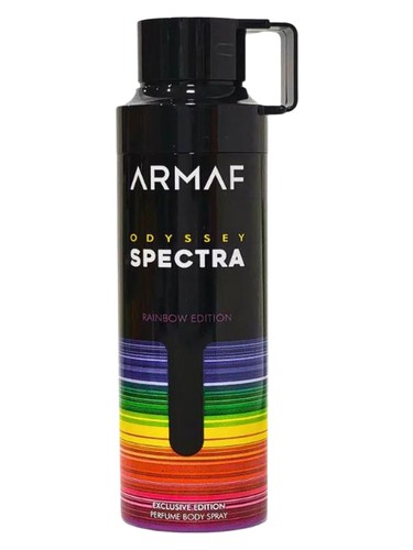 Frasco de Odyssey Spectra Body Mist, de Armaf