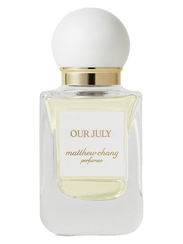 Frasco de Our July, de matthew chang perfumes