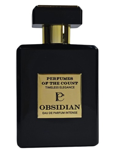 Frasco de Obsidian, de Perfumes of the Count