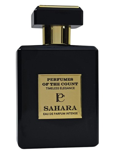 Frasco de Sahara, de Perfumes of the Count
