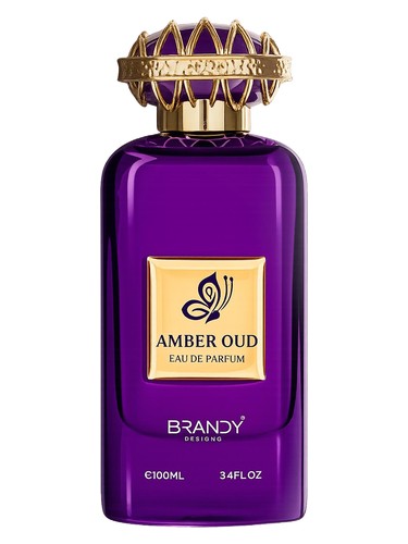 Frasco de Amber Oud, de Brandy Designs
