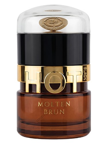 Frasco de Hot Black Molten Brun, de Bernard Dimitri