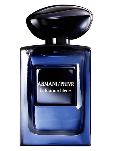 Frasco de Armani Prive La Femme Bleue, de Giorgio Armani