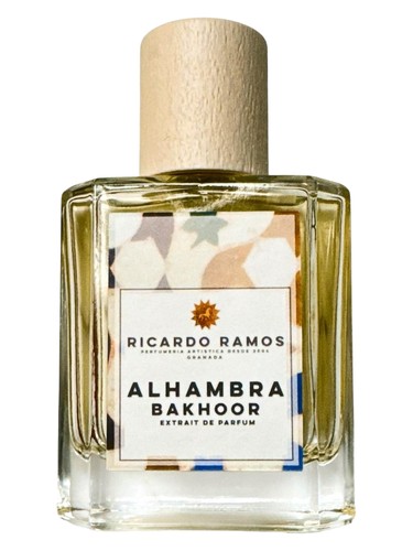 Frasco de Alhambra Bakhoor, de Ricardo Ramos Perfumes de Autor