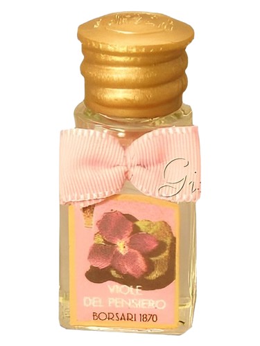 Frasco de Viole del Pensiero, de Borsari
