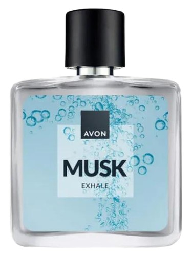 Frasco de Musk Exhale, de Avon