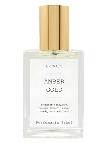 Frasco de Amber Gold — Perfumeria Erbel