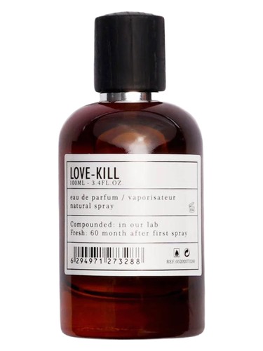 Frasco de Love Kill, de ARO-FAC Aroma Factory