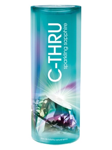 Frasco de C-Thru Sparkling Sapphire, de Sarantis