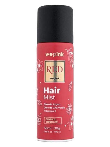 Frasco de Hair Mist Red, de We Pink
