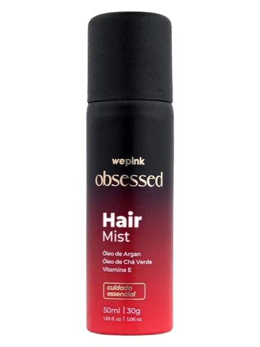 Frasco de Hair Mist Obsessed, de We Pink