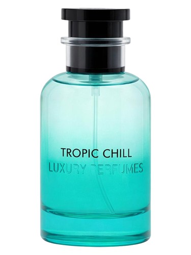 Frasco de Luxury Tropic Chill, de Luxury Perfumes