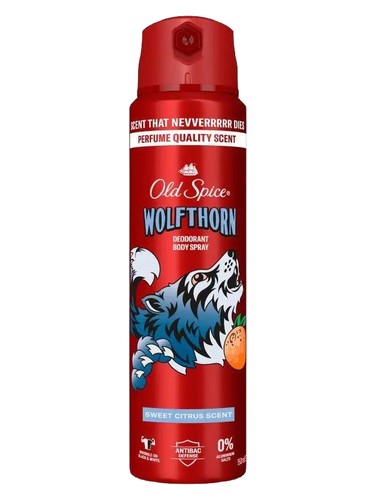 Frasco de Wolfthorn, de Old Spice