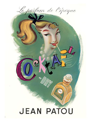 Frasco de Cocktail Dry, de Jean Patou