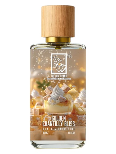 Frasco de Golden Chantilly Bliss, de The Dua Brand