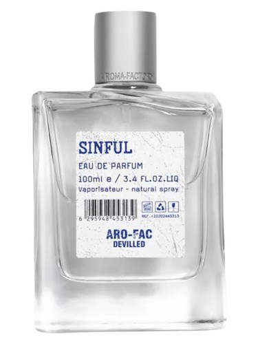 Frasco de Sinful, de ARO-FAC Aroma Factory