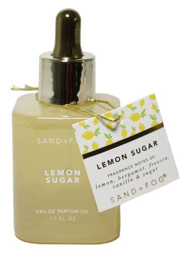 Frasco de Lemon Sugar Perfume Oil, de Sand + Fog
