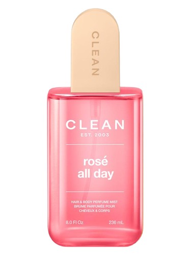 Frasco de Rosé All Day Mist, de Clean