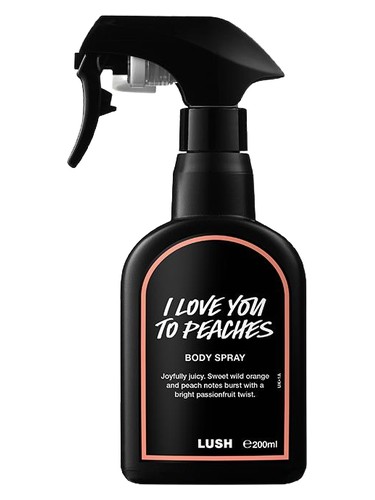 Frasco de I Love You to Peaches, de Lush