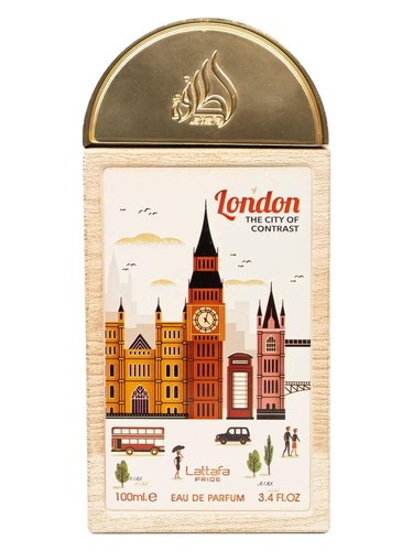 Frasco de London The City of Contrast, de Lattafa Perfumes