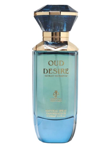Frasco de Oud Desire, de Essential Perfumes