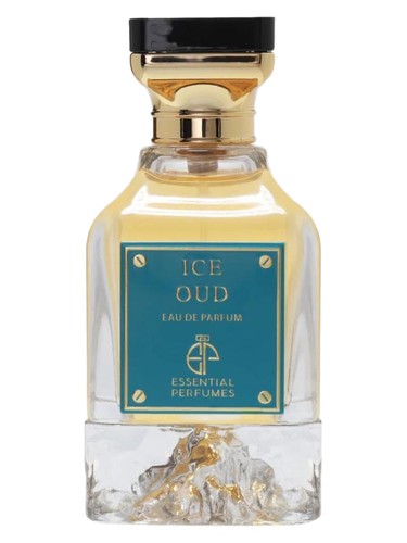 Frasco de Ice Oud, de Essential Perfumes
